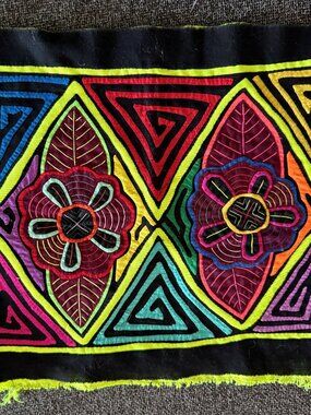 Hand stitched Mola from Panama